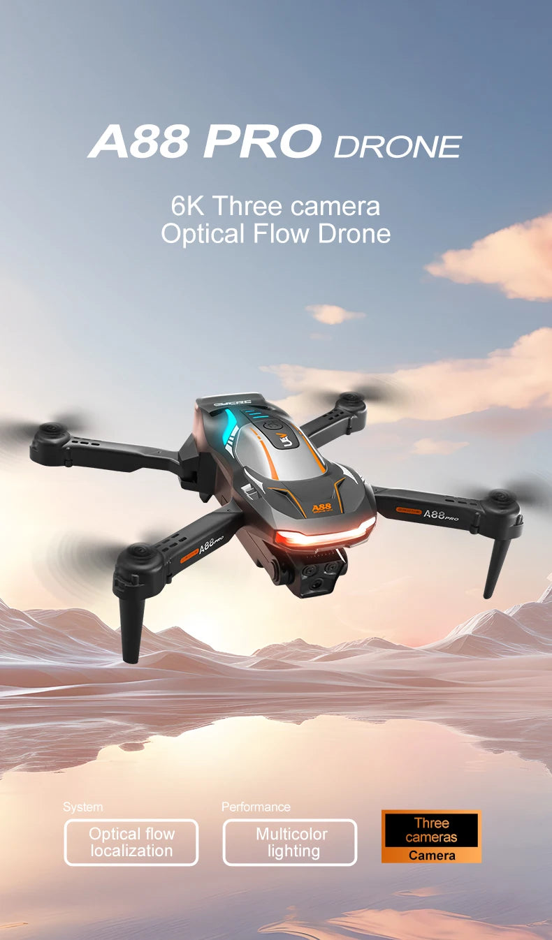 Xiaomi 10000M A88 Drone Professional 8K GPS Dual Camera 5G Obstacle Avoidance Optical Flow Positioning Brushless Upgraded RC ﻿