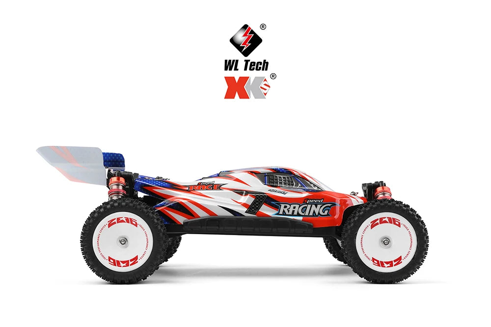 WLtoys 124017 75KM/H 124019 55KM/H 124008 60KM/H 2.4G RC Car Brushless 4WD Electric High Speed Drift Remote Control Toys 3000mAh