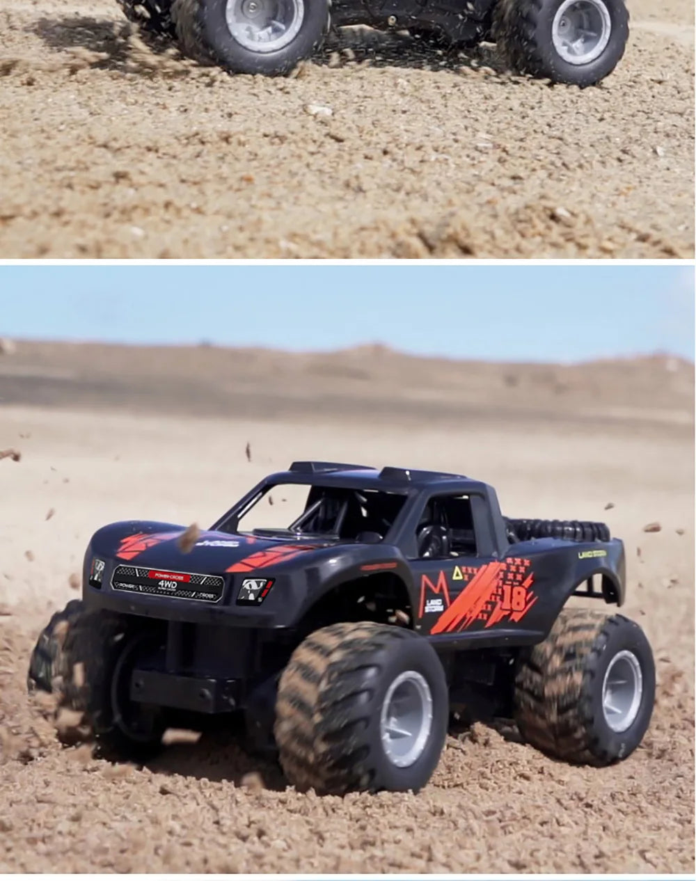 Q156 Amphibious 4WD RC Car 2.4G Off Road Remote Control Cars Waterproof Climbing Vehicle Drift Monster Truck for Kids Toys