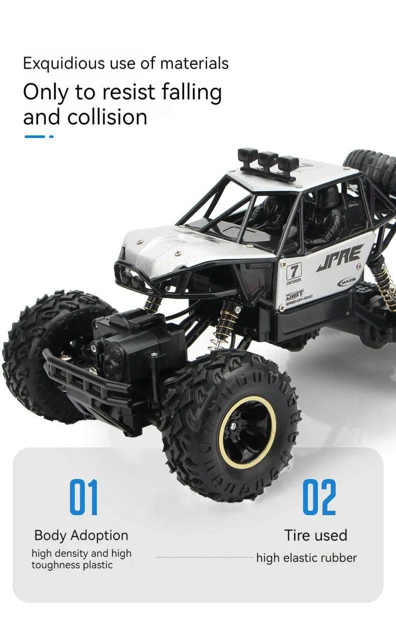 1:12 Large Remote Control Car Drifting Off-road 4x4 Climbing Bigfoot Speedracing Charging Toy Car Children's Gift Rc Drift Car