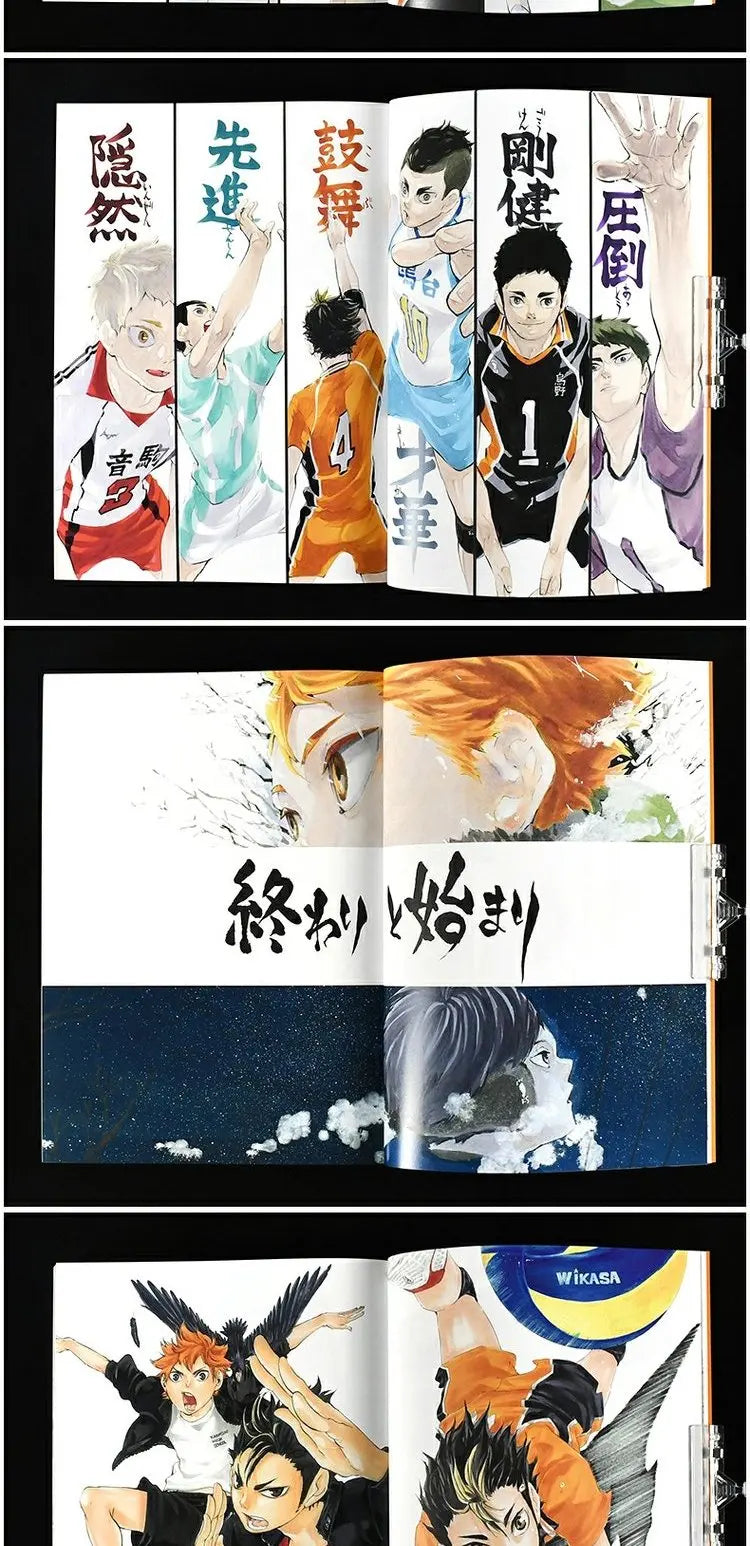 Japan Anime Haikyu!! Art Collection Cartoon Manga Book Japanese Edition Comic Official Formula Set Book Hinata Shoyo