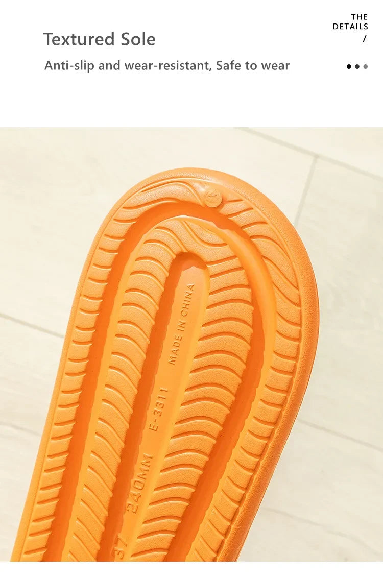 Big Size 50 51 Men Flip Flops Women Soft Sole Platform Slides Summer Beach Sandals Couples Slippers Home Non Slip Bathroom Shoe