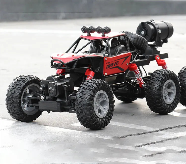 Hot 1: 18 Six Wheel Drive RC CAR Cross-country Climbing Spray Racing Car Remote Control Electric Car Fall Resistant Boy Toy Gift