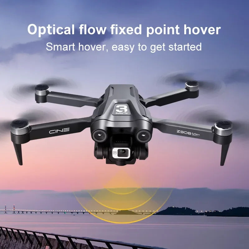 Lenovo Z908 Pro Max GPS Drone Brushless 8K HD Dual Camera Optical Flow Obstacle Avoidance Foldable Quadcopter RC Distance 9000M