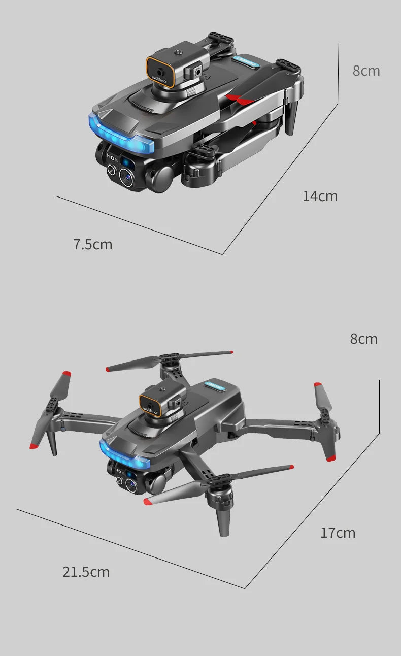 Lenovo New P15 Drone Professional 8K GPS Dual Camera 5G Obstacle Avoidance Optical Flow Positioning Brushless Upgraded RC 8000M