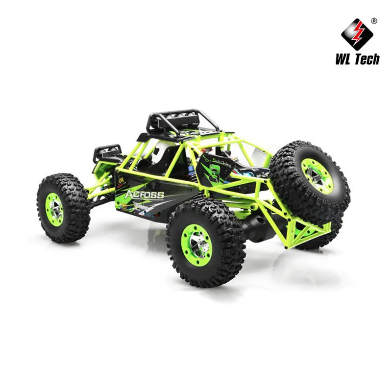 WL 12428 WLtoys 1/12 4WD RC Racing Car High Speed Off-Road Remote Control Alloy Climbing Truck LED Light Buggy Toys Kids Gift