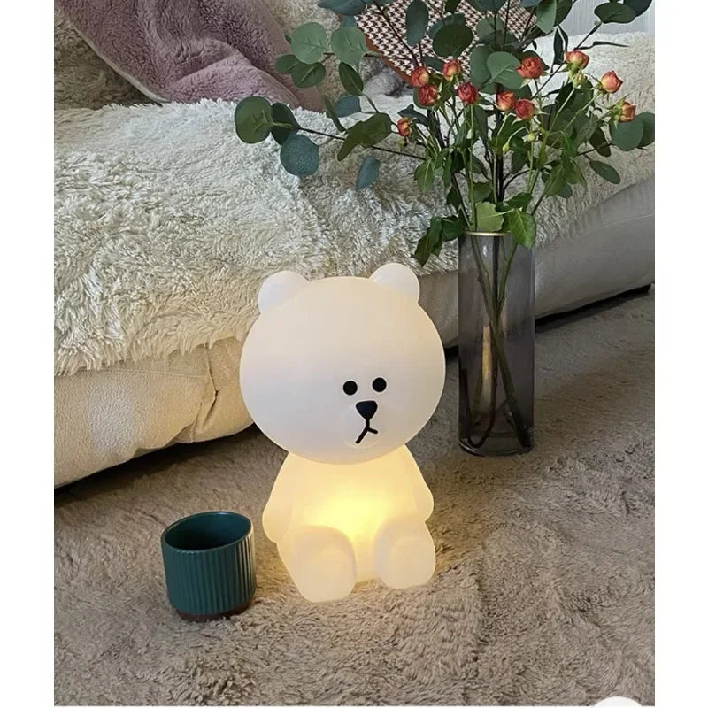 Rabbit  Mood Light LED Desk Lamp Cute Cartoon Children's Gift Bedroom Bedside Light Living Room Floor Light