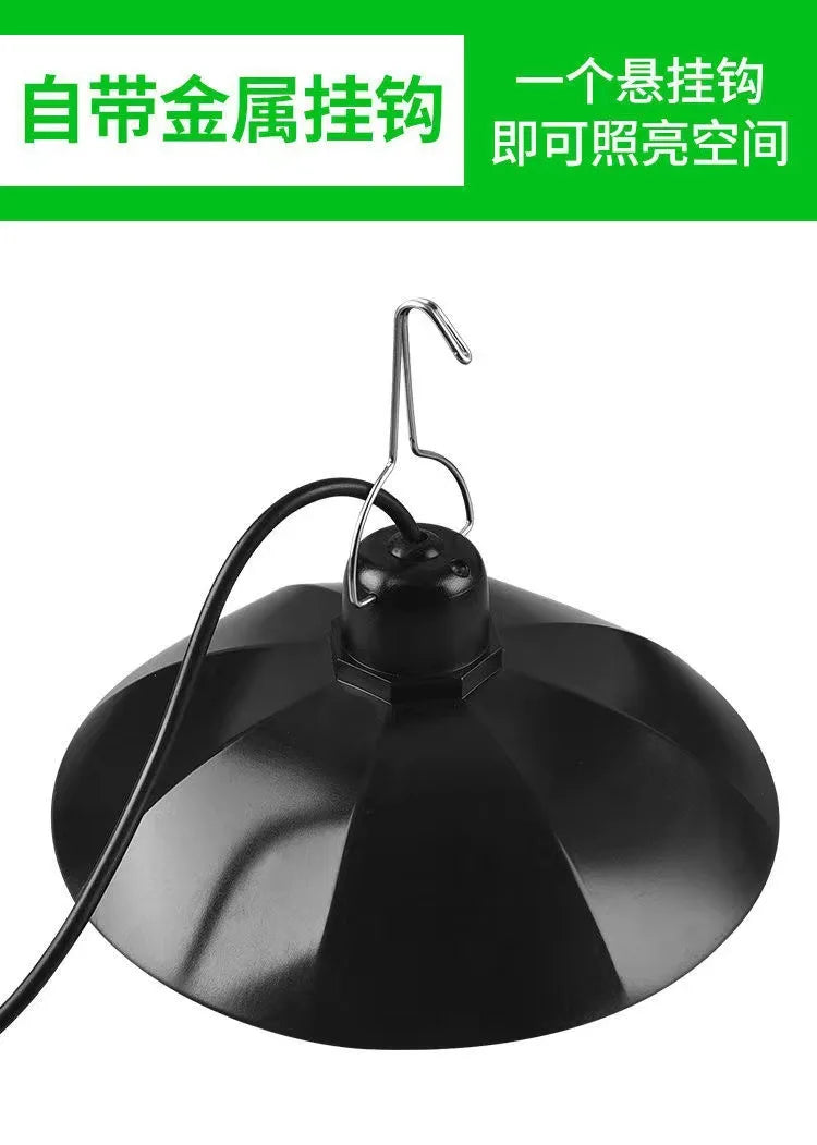 Auto-lighting Solar Pendant Light Led Solar Powered Lamp White/Warm light with Remote Control Chandelier Camping Outdoor Garden