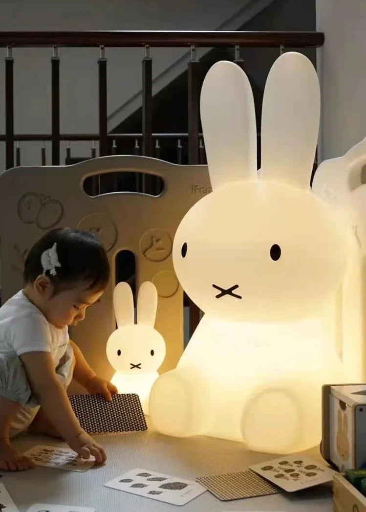 Rabbit  Mood Light LED Desk Lamp Cute Cartoon Children's Gift Bedroom Bedside Light Living Room Floor Light