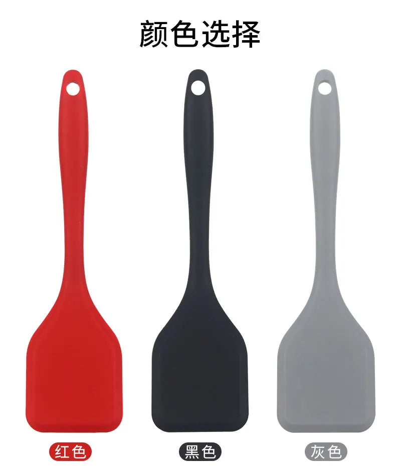 Silicone Spatula Shovel Frying Heat Resistant Cooking Spatula Non-stick Small Shovel Home Kitchen Cooking Utensils Shovel