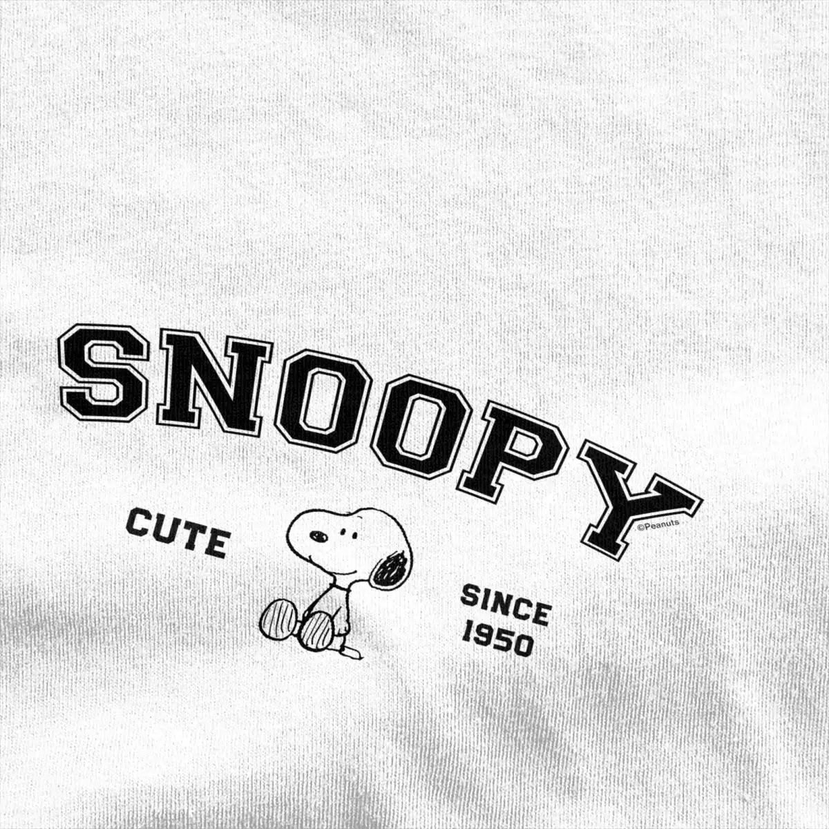 Men Women's Comic Peanuts Vintage Snoopy Graphic Printed Tee Shirt Merch Cotton Cute Cartoon Dog T Shirt Tee Clothes Classic