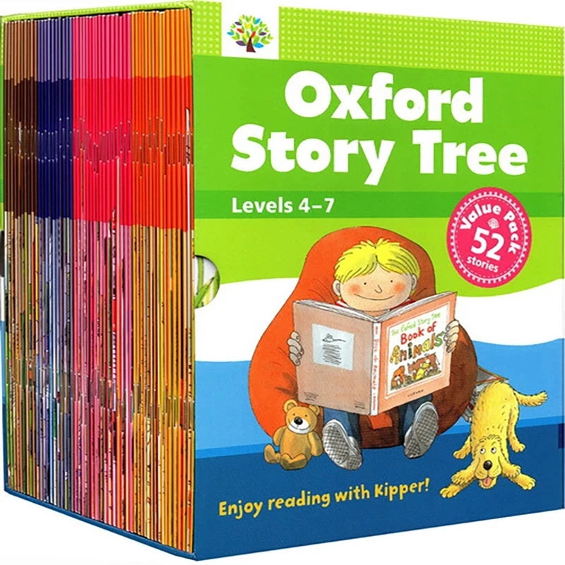 52 Books 4-7 Level Oxford Story Tree Baby English Story Picture Book Baby Children Educational Toys  Description:  Category: Eng