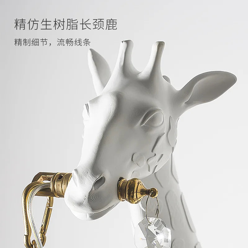 Giraffe Wall Lamp Animal Resin Modeling Wall Sconce Led Lamp Bedroom Bedside Living Room Decoration Lights