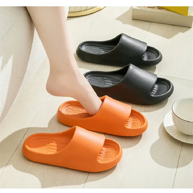 Big Size 50 51 Men Flip Flops Women Soft Sole Platform Slides Summer Beach Sandals Couples Slippers Home Non Slip Bathroom Shoe