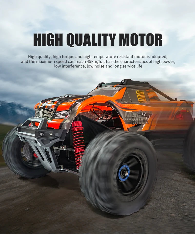 RC Car 1/10 4WD 2.4G Remote Control Car 550 Carbon Brush Strong Motor Drift Off-Road Desert Racing Car Remote Truck Toys