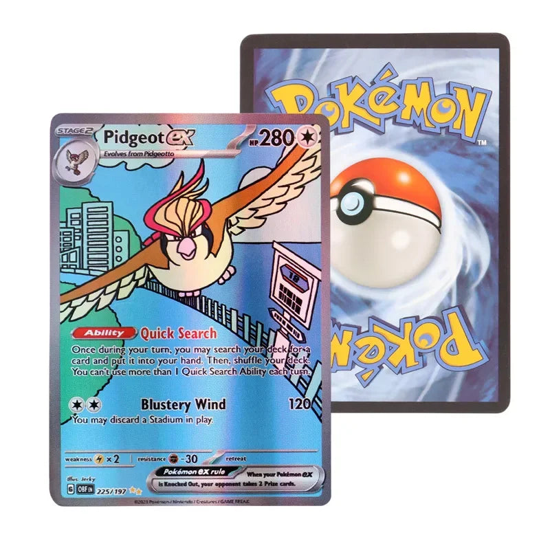 English Pokemon Card 1996 Year Shining Charizard Pikachu Mewtwo trade Card Kids Pokemon Toy