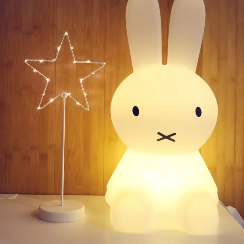 Rabbit  Mood Light LED Desk Lamp Cute Cartoon Children's Gift Bedroom Bedside Light Living Room Floor Light