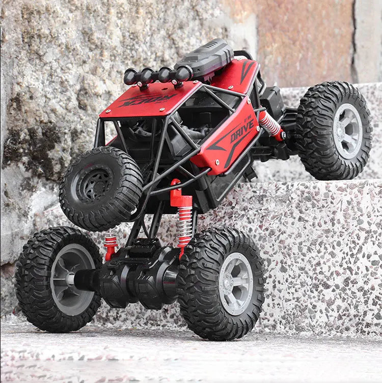 Hot 1: 18 Six Wheel Drive RC CAR Cross-country Climbing Spray Racing Car Remote Control Electric Car Fall Resistant Boy Toy Gift