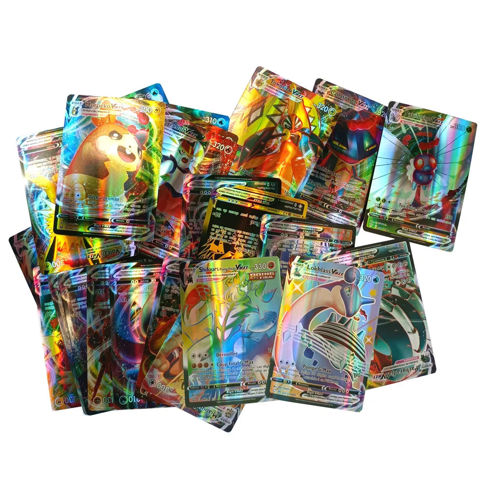 Pokemon Cards in Korean Vstar Vmax GX Limited CSR Shiny Rainbow Arceus Pikachu Charizard Holographic Playing Cards Kids Gift