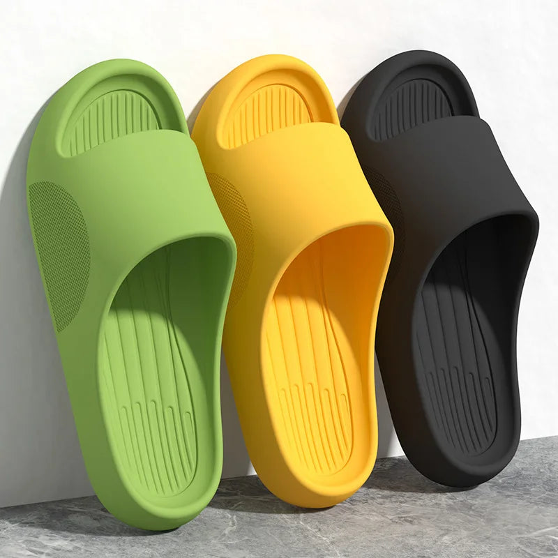 Big Size 50 51 Men Flip Flops Women Soft Sole Platform Slides Summer Beach Sandals Couples Slippers Home Non Slip Bathroom Shoe