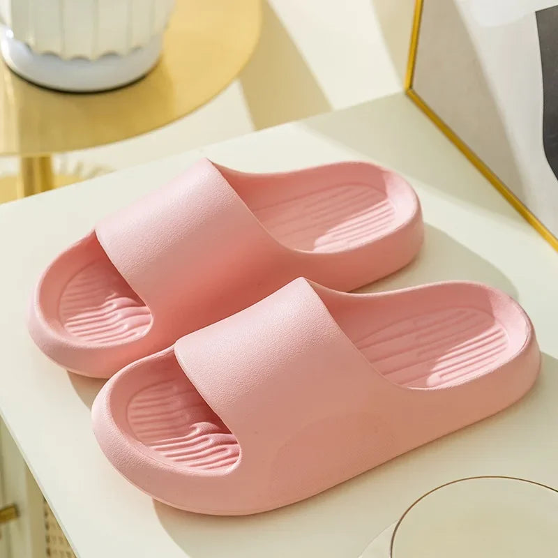 Big Size 50 51 Men Flip Flops Women Soft Sole Platform Slides Summer Beach Sandals Couples Slippers Home Non Slip Bathroom Shoe