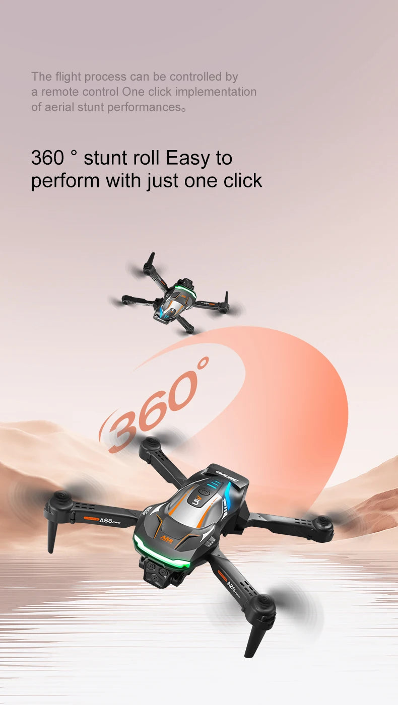 Xiaomi 10000M A88 Drone Professional 8K GPS Dual Camera 5G Obstacle Avoidance Optical Flow Positioning Brushless Upgraded RC ﻿