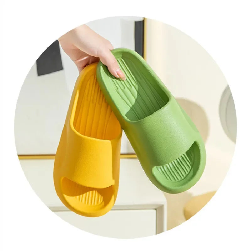 Big Size 50 51 Men Flip Flops Women Soft Sole Platform Slides Summer Beach Sandals Couples Slippers Home Non Slip Bathroom Shoe