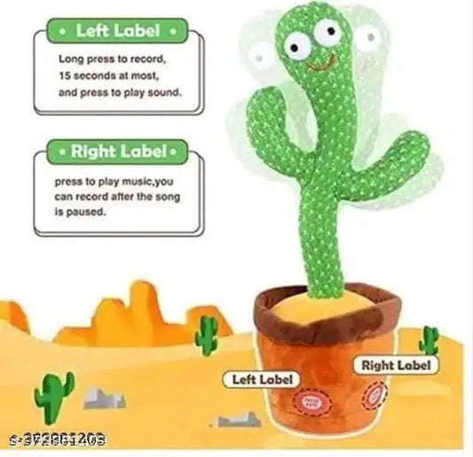 Dancing Cactus Plush Toy (Green)